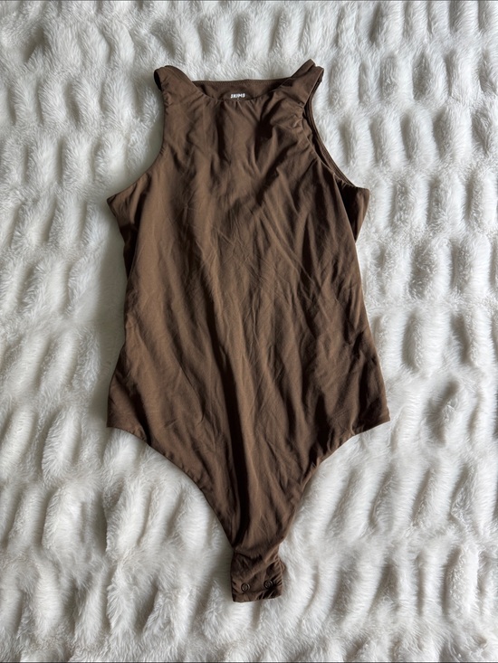 SKIMS Tops - Womens small skims Brown One-Piece Bodysuit